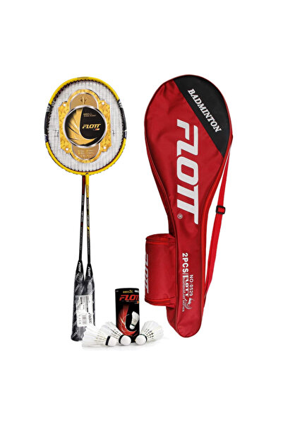 RCO Badminton Set, 2 rackets, carrying case, 3 shuttlecocks, FLOTT- FBR0529