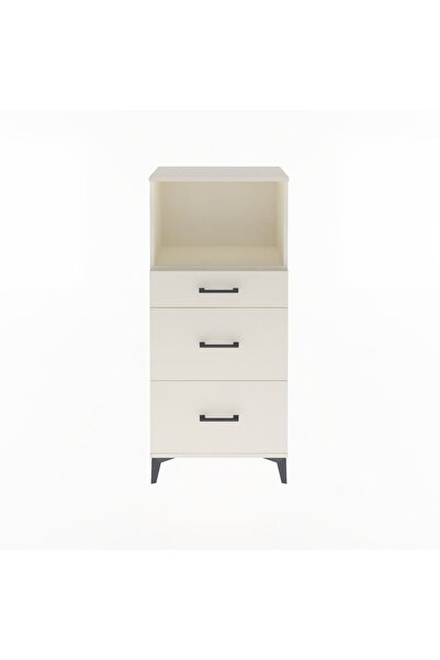 Dienni Arges Dolap Tek Raflı 3 Çekmeceli 60x30x134 Aytaşı-Aytaşı