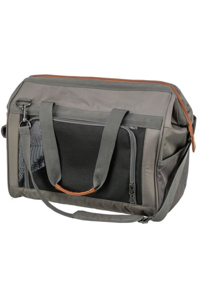 Trixie Geanta De Transport, Finlay, 43x26x32 cm, Pana la 10 kg, Negru/Gri, 28909