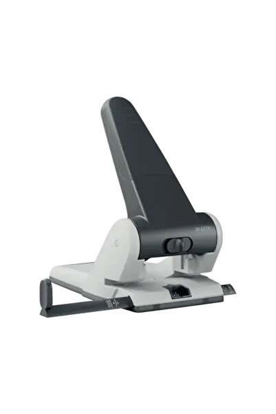 Leitz Perforator hârtie 2 găuri 65 coli metal 5180 parțial reciclat și negru