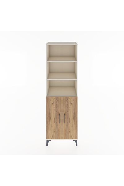 Dienni Hyperion Dolap 4 Raflı 2 Kapaklı 60x44x195 Aytaşı-Çam