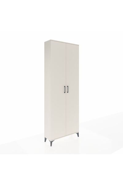 Dienni Arges Dolap 2 Raflı 2 Kapaklı Tek Askılı 88x30x243 Aytaşı-Aytaşı