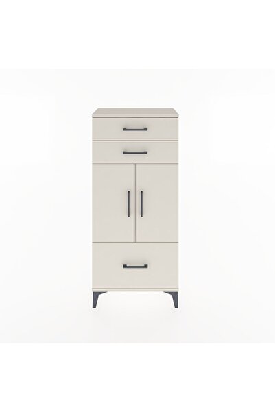 Dienni Hyperion Dolap 2 Raflı 3 Çekmeceli 2 Kapaklı 60x44x134 Aytaşı-Aytaşı