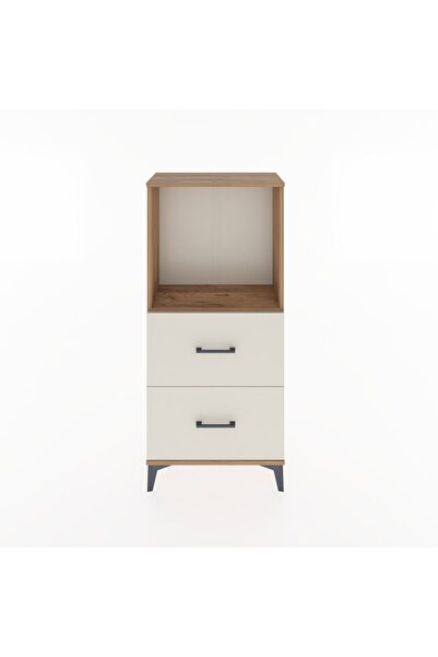 Dienni Hyperion Dolap Tek Raflı 2 Çekmeceli 60x44x134 Çam-Aytaşı