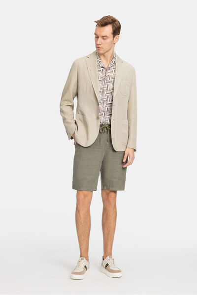 W Collection EKRU DÜĞMELİ CEKET