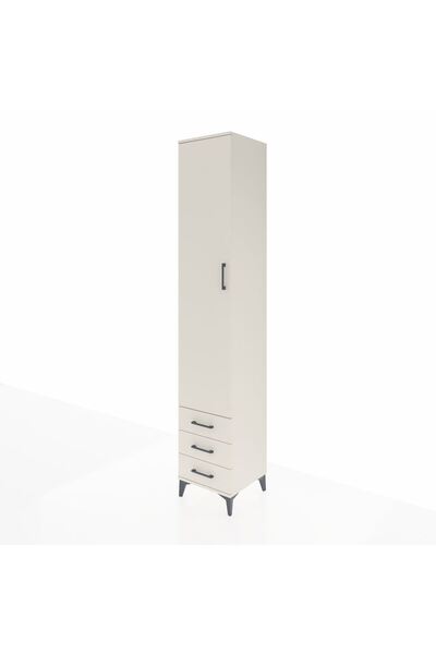 Dienni Hyperion Dolap 3 Raflı 3 Çekmeceli Tek Askılı 44x44x243 Aytaşı-Aytaşı