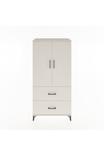 Dienni Hyperion Dolap 3 Raflı 2 Çekmeceli 2 Kapaklı 88x44x182 Aytaşı-Aytaşı