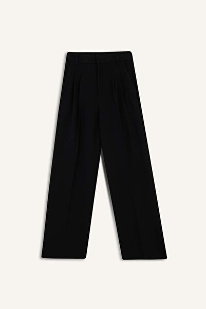 DeFacto Kadın Kanvas Pantolon E7241AX/BK81 BLACK