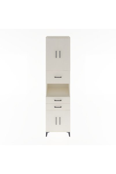 Dienni Hyperion Dolap 3 Raflı 3 Çekmeceli 4 Kapaklı 60x44x243 Aytaşı-Aytaşı