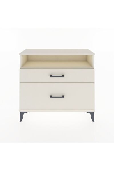 Dienni Arges Şifonyer Tek Raflı 2 Çekmeceli 88x30x80 Aytaşı-Aytaşı