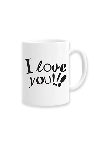 OEM Cana personalizata pentru indragostiti, I love you, Betaprint, 330ml, alb...
