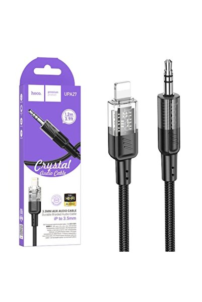 Hoco Cablu audio UPA27, de la Lightning la mufă jack de 3,5 mm (M) - 1,2 m, n...