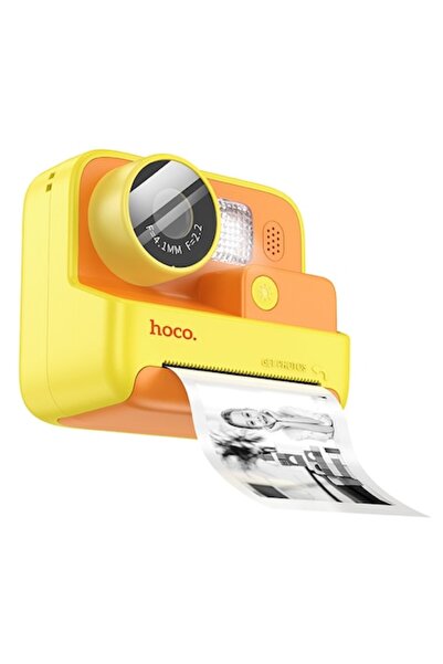 Hoco Aparat foto cu imprimantă pentru copii, DV200, memorie 32 GB, baterie 80...