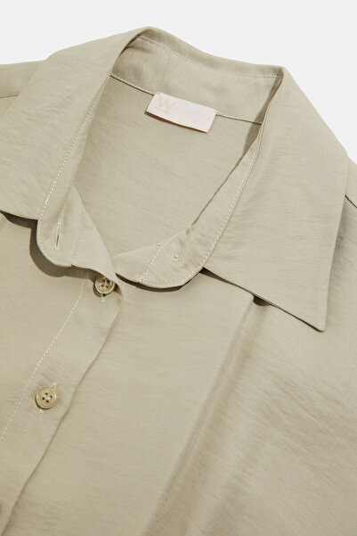 W Collection Light Khaki Long Jumpsuit