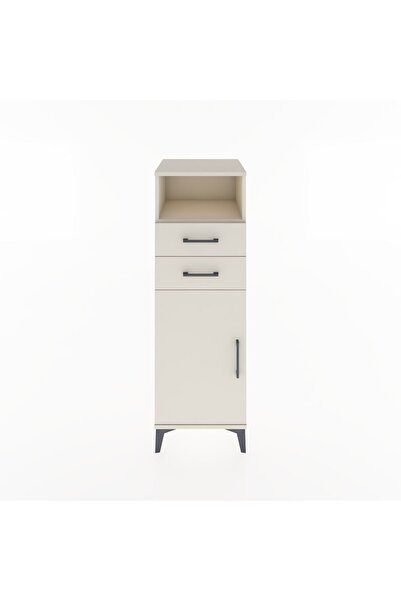 Dienni Hyperion Dolap 2 Raflı 2 Çekmeceli Tek Kapaklı 44x44x134 Aytaşı-Aytaşı