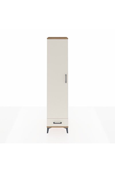 Dienni Hyperion Dolap 5 Raflı Tek Çekmeceli Tek Kapaklı 44x44x195 Çam-Aytaşı