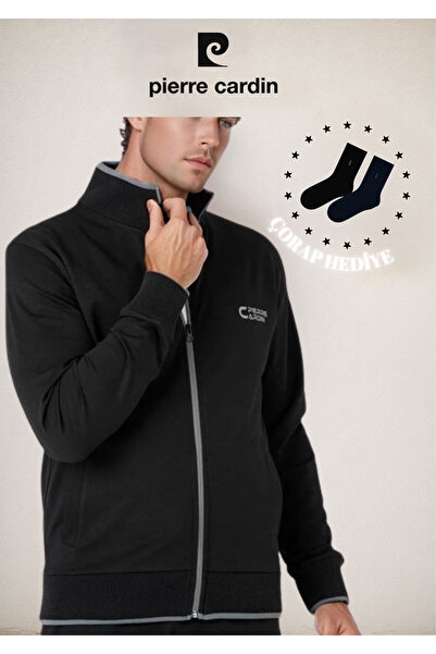 Pierre Cardin Erkek Giyim Regular Fit Dik Yaka Pamuklu & Likralı Eşofman Takımı OL.PC.7120.001