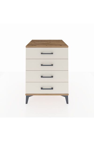 Dienni Kronos Komodin 4 Çekmeceli 60x59x80 Çam-Aytaşı