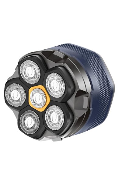 Xo Shaver with 6 Rotating Blades, 1400mAh, Waterproof, Compact, Blue