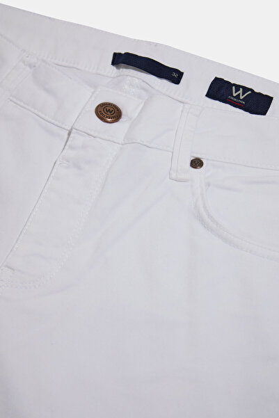 W Collection BEYAZ BORU PAÇA SPOR PANTOLON