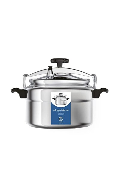 saifplus saif Plus Aluminum Pressure Cooker, 15 Litres, 28 Cm - Silver