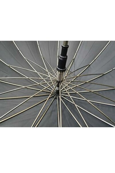 Genel Markalar 16 Çelik Telli Premium Lüx Erkek Protokol Ahşap Saplı Baston Şemsiye