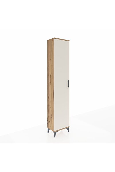 Dienni Arges Dolap 2 Raflı Tek Kapaklı Tek Askılı 44x30x221 Çam-Aytaşı