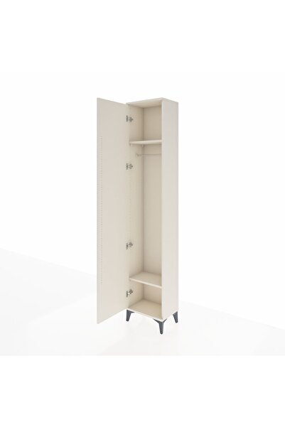 Dienni Arges Dolap 2 Raflı Tek Kapaklı Tek Askılı 44x30x221 Aytaşı-Aytaşı