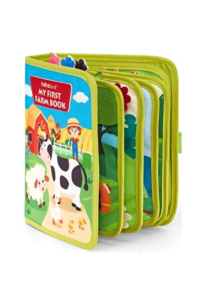 OEM Montessori Fermă–Jucărie educativă pentru copii 1-4 ani, carte senzorială...