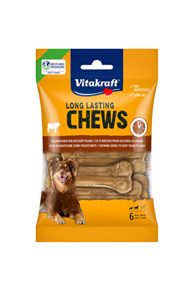 Vitakraft LONG LASTING CHEWS pressed chew bones, 8 cm, 6 pieces