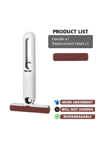 Choice9 ممسحة كومبو 2 صغيرة ذاتية العصر، أدوات تنظيف منزلية قوية قابلة للطي، ...