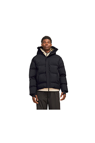 Jack & Jones Jack Jones Jcolpha Puffer Sn Erkek Günlük Mont 12261971-BLACK Siyah