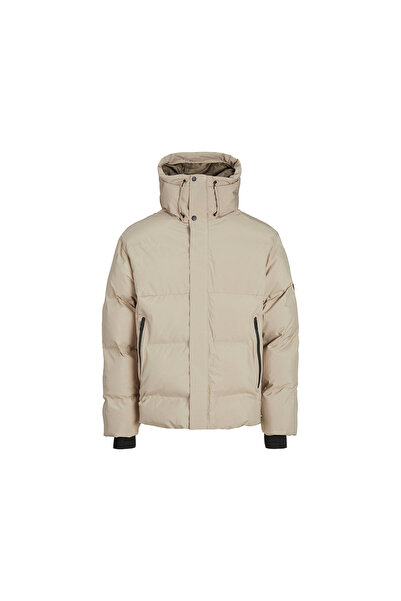 Jack & Jones Jack Jones Jcolpha Puffer Sn Erkek Günlük Mont 12261971-CROCKERY Krem