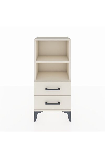Dienni Arges Komodin 2 Raflı 2 Çekmeceli 44x30x96 Aytaşı-Aytaşı