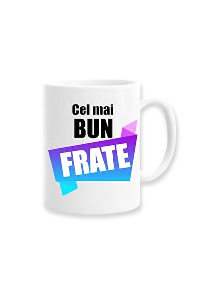 OEM Cană personalizată pentru frate cu mesajul „Cel mai bun frate”, model alb...