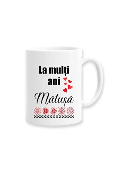 OEM Cană personalizată pentru mătușă cu mesajul „La mulți ani, mătușă”, model...