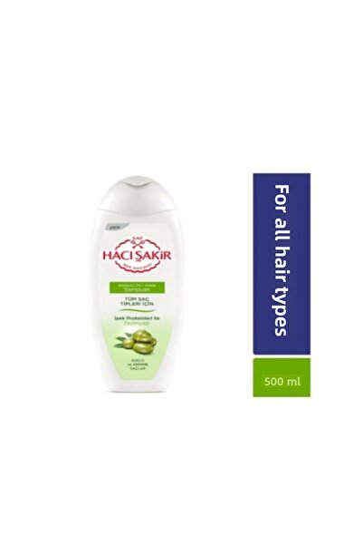 Hacı Şakir 2 in 1 Shampoo + Conditioner Olive Oil 500 ml X 2