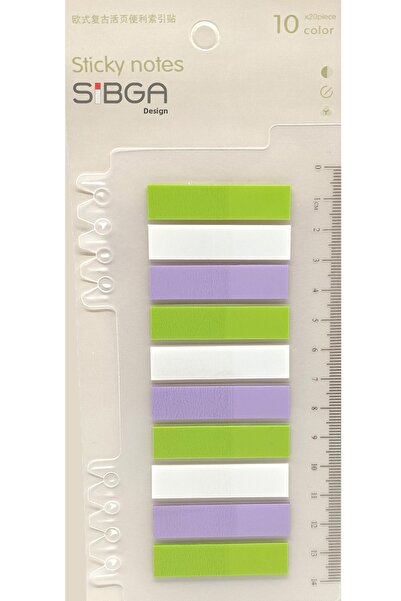 sibga tasarım Transparent Color Postit Post-It Post It. Book Marker Bookmark Postit Sticker Note Paper 200 Sheets