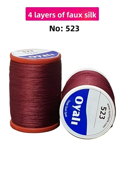 Royaleks Ochih de croșetat din fire de mătase artificială cu 4 straturi, cu m...