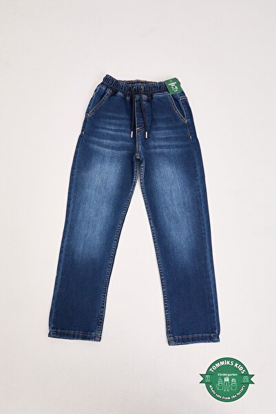 Tommiks Kids PANTALONI DE DENIM PENTRU COPII CU ELASTIC LA TALEA