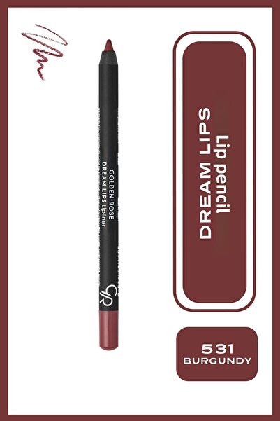 Golden Rose قلم تحديد الشفاه دريم ليبس رقم: 531 عنابي - دوداك كاليمي