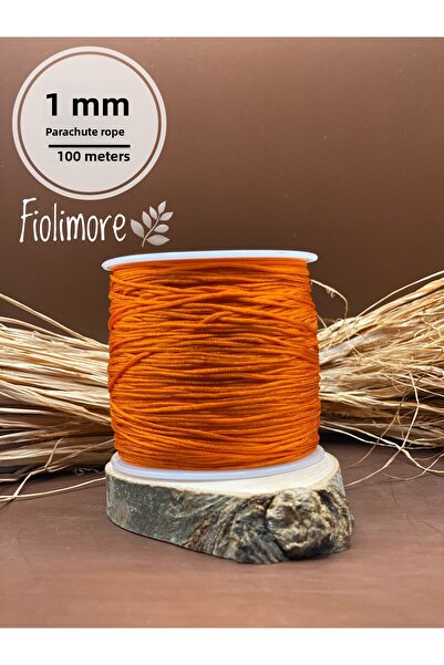 Fiolimore Snur pentru parașuta 1 mm portocaliu calitate 1 (1 bobină 100 metri...