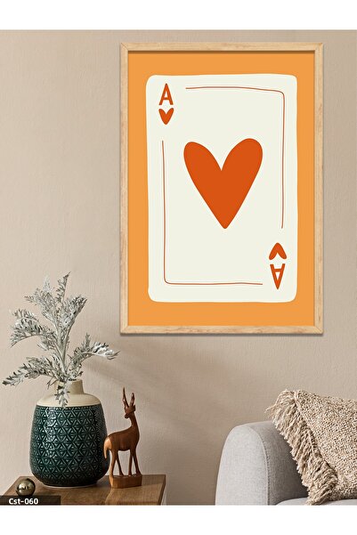 CeSht Tablou dintr-o bucată cu rama din lemn Ace of Spades