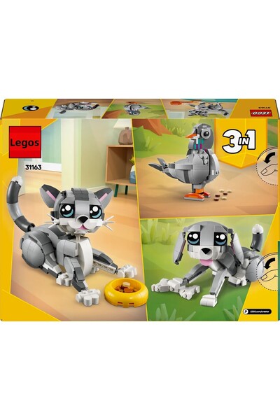 LEGO ® Creator 3 în 1 Motanul Playboy 31163 - Set construcție pentru vârste de 8 ani și peste (407 piese)