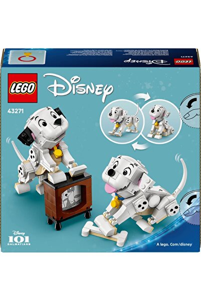 LEGO Set de construcție Disney - Căței Lucky și Penny din 101 Dalmațieni 43271, 268 de piese