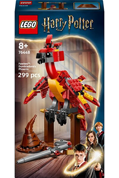 LEGO ®   Harry Potter. ™   Fawkes ™ : Dumbledore's Phoenix 76448 - Figure Building Set for 8+ Children (299P)