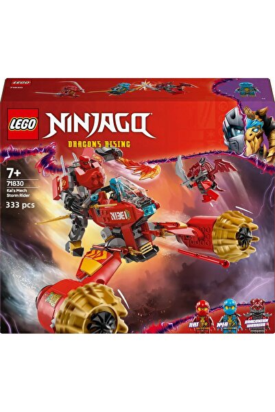 LEGO NINJAGO Kai's Robot Storm Vehicle 71830 - مجموعة بناء لعمر 7 سنوات فما فوق (333 قطعة)