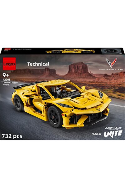 LEGO ® Technic Chevrolet Corvette Stingray Race Car  42205 - 9+ Car Toy Set (732 Pieces)