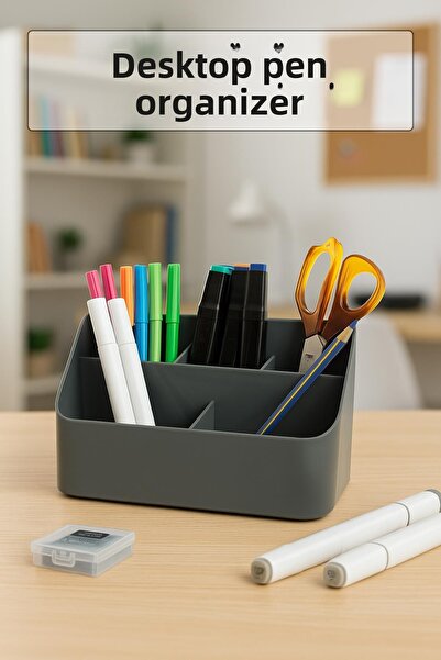 Depa Desktop Pen & Organizer Pen Holder Smoked