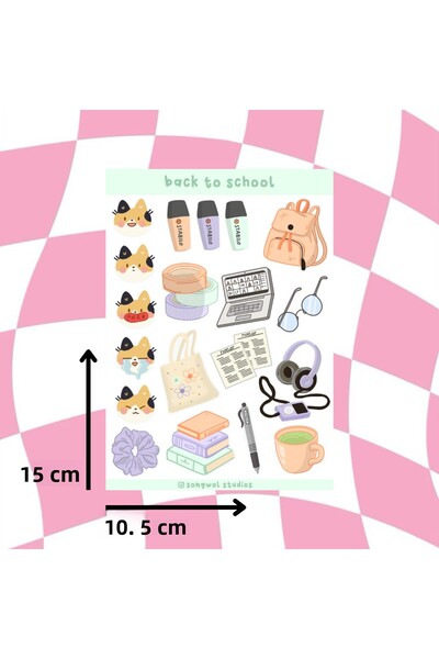 Songwol Studios ملصق A6 تحت عنوان العودة إلى المدرسة - ملصق، مجلة رصاصة، ملصق...